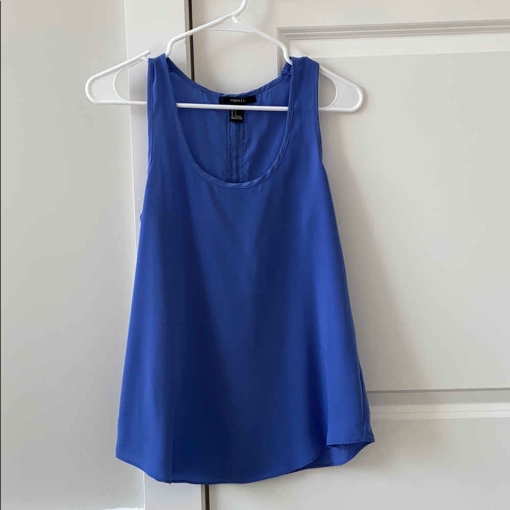 Blue tank